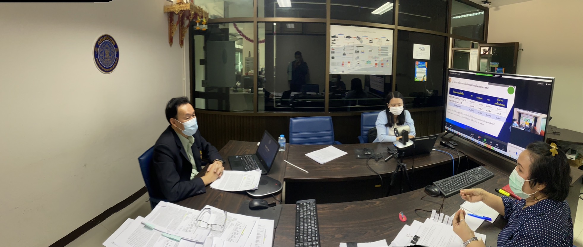ประชุมคณะกรรมการบริหารและจัดหาระบบคอมพิวเตอร์ของกระทรวงเกษตรและสหกรณ์ครั้งที่1/2565..คลิก