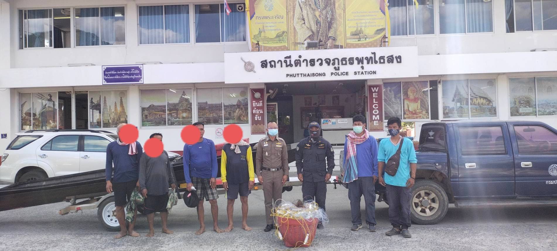 ปฏิบัติงานควบคุมการทำประมงในเขตพื้นที่แม่น้ำมูล จังหวัดบุรีรัมย์