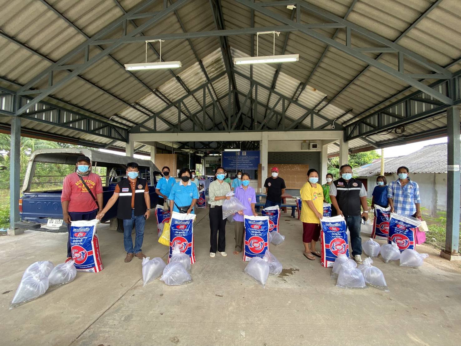 อำเภอป่าพะยอมจัดอบรมเกษตรกรโครงการส่งเสริมอาชีพประมง กิจกรรมส่งเสริมเกษตรทฤษฎีใหม่ด้านการประมง  ประจำปีงบประมาณ พ.ศ 2565