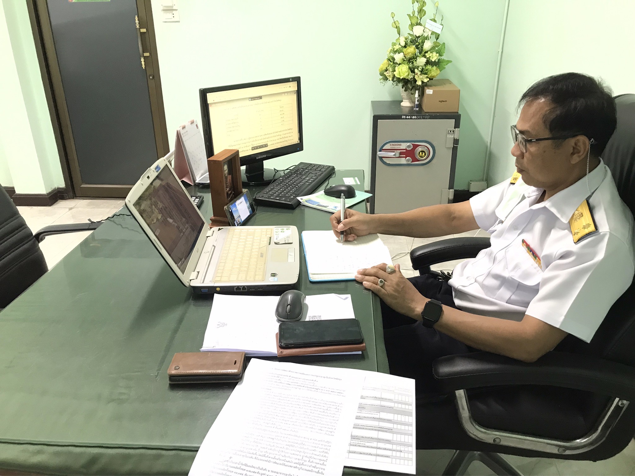 ประมงจังหวัดพัทลุง ร่วมประชุมหัวหน้าส่วนราชการจังหวัดพัทลุง ประจำเดือนมกราคม พ.ศ. 2565 ผ่านระบบ Webex