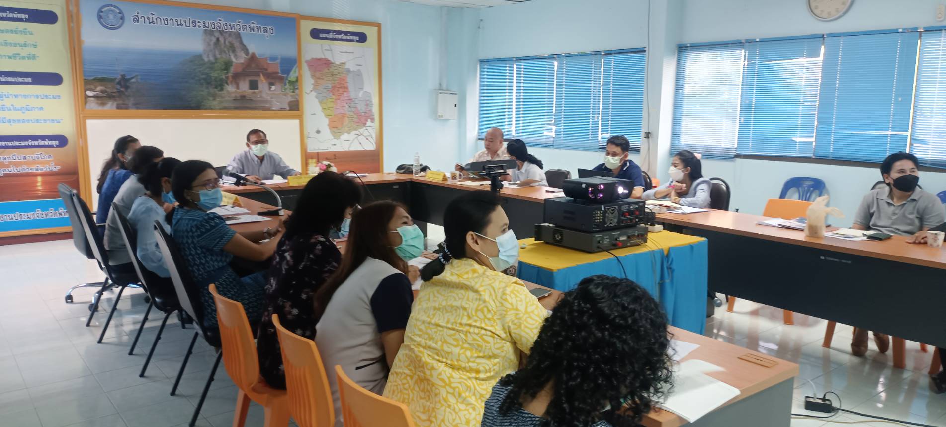 ประมงจังหวัดพัทลุง ประชุมข้าราชการ พนักงานราชการ ลูกจ้างประจำ ประจำเดือนมกราคม 2565 ครั้งที่ 1/2565 ผ่านระบบ Gin Conference..คลิก