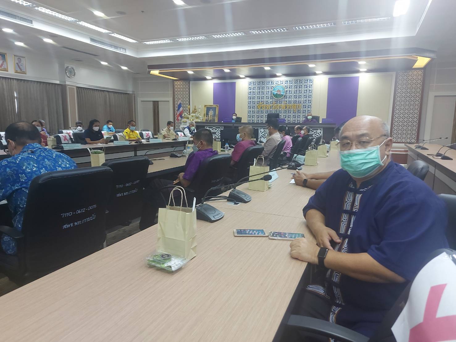 ประมงจังหวัดพัทลุง เข้าร่วมประชุมเพื่อการขับเคลื่อนการพัฒนาพื้นที่ตามแนวพระราชดำริ ผ่านระบบ MOI Meeting