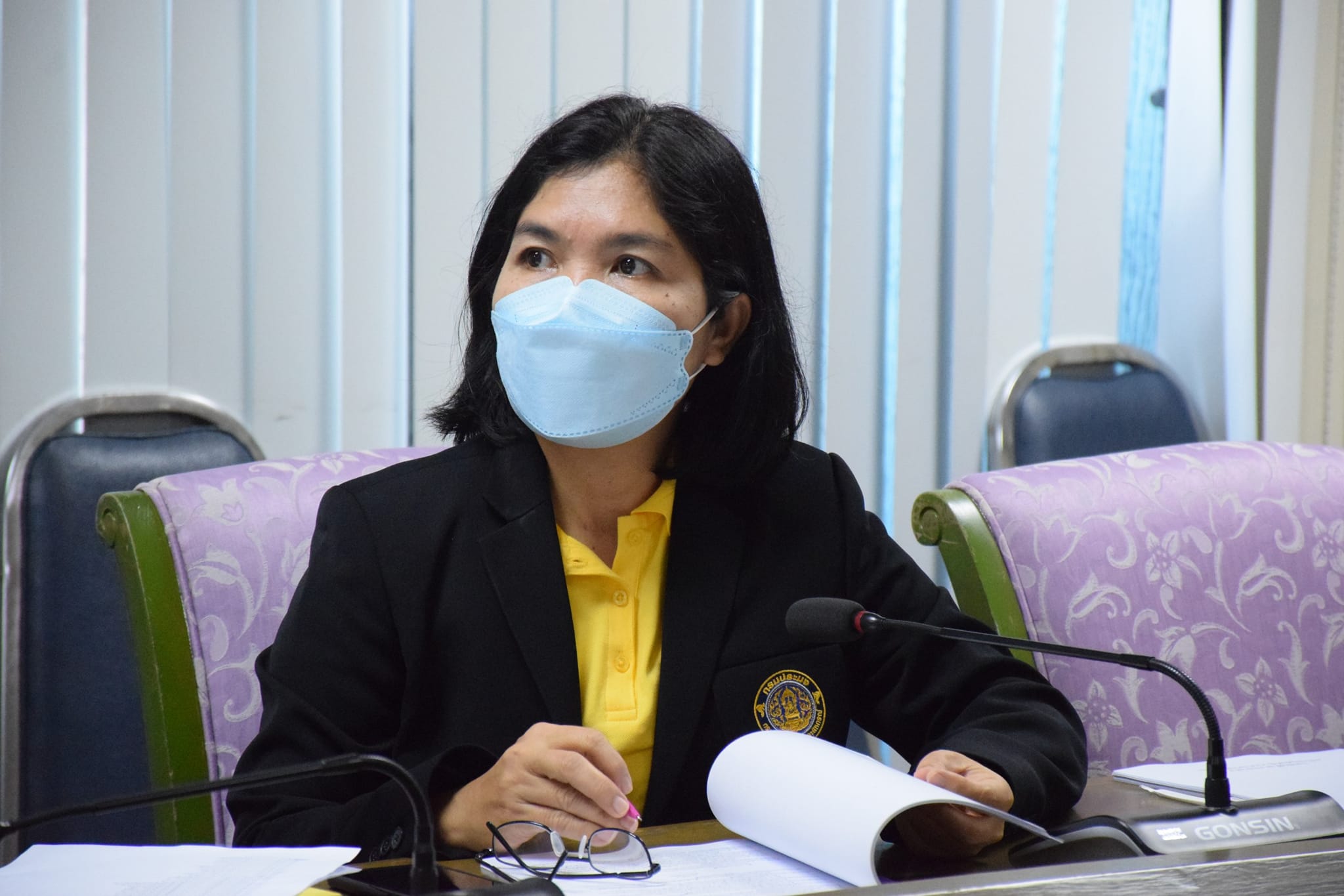 การประชุมติดตามการดำเนินงานตามแผนการใช้จ่ายเงินงบอุดหนุน โครงการสินค้าเกษตรกิจกรรมสนับสนุนธนาคารผลผลิตสัตว์น้ำแบบมีส่วนร่วม ประจำปีงบประมาณ 2565 