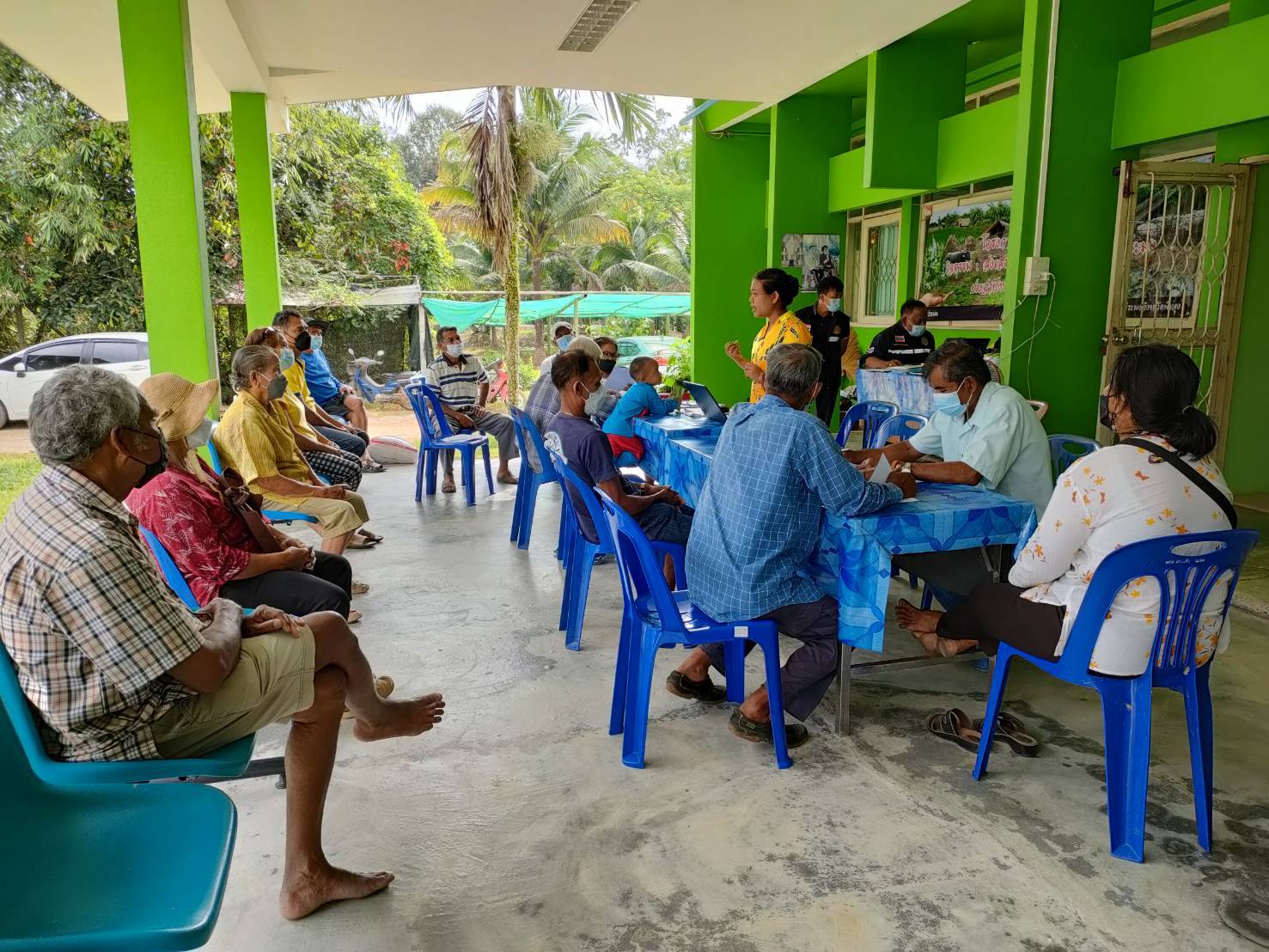 ประมงอำเภอบางแก้ว จัดอบรมโครงการส่งเสริมอาชีพประมง กิจกรรมส่งเสริมเกษตรทฤษฎีใหม่ด้านการประมง ประจำปีงบประมาณ พ.ศ.2565