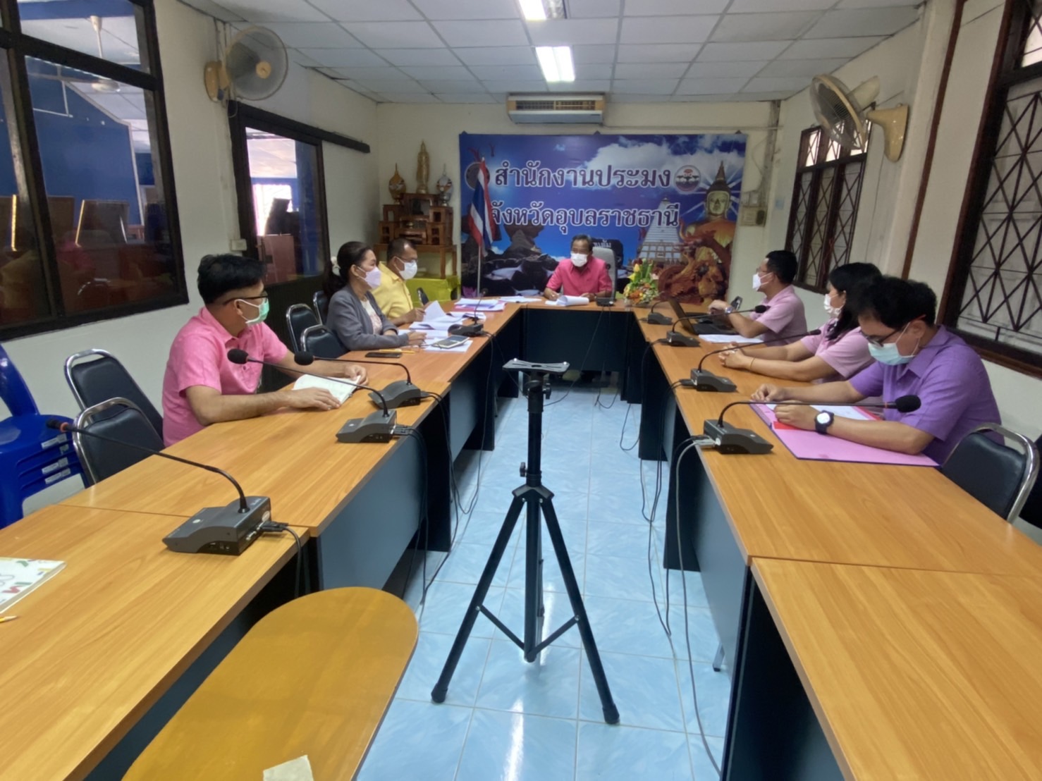 กลุ่มบริหารจัดการด้านการประมง ร่วมประชุมโครงการพัฒนาอาชีพและส่งเสริมความเข้มแข็งของชุมชนประมง (กิจกรรมพัฒนาอาชีพชุมชนประมง ) พ.ศ.2564..คลิก