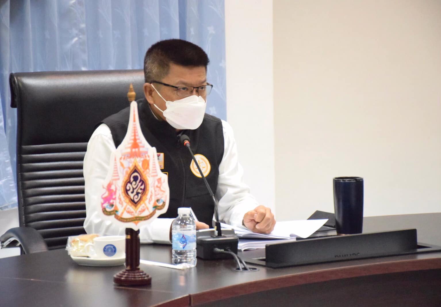 นายบัญชา สุขแก้ว รองอธิบดีกรมประมง เป็นประธานในการประชุมคณะกรรมการพิจารณากำหนดมาตรการอนุรักษ์ทรัพยากรสัตว์น้ำ ครั้งที่ 1/2565..คลิก