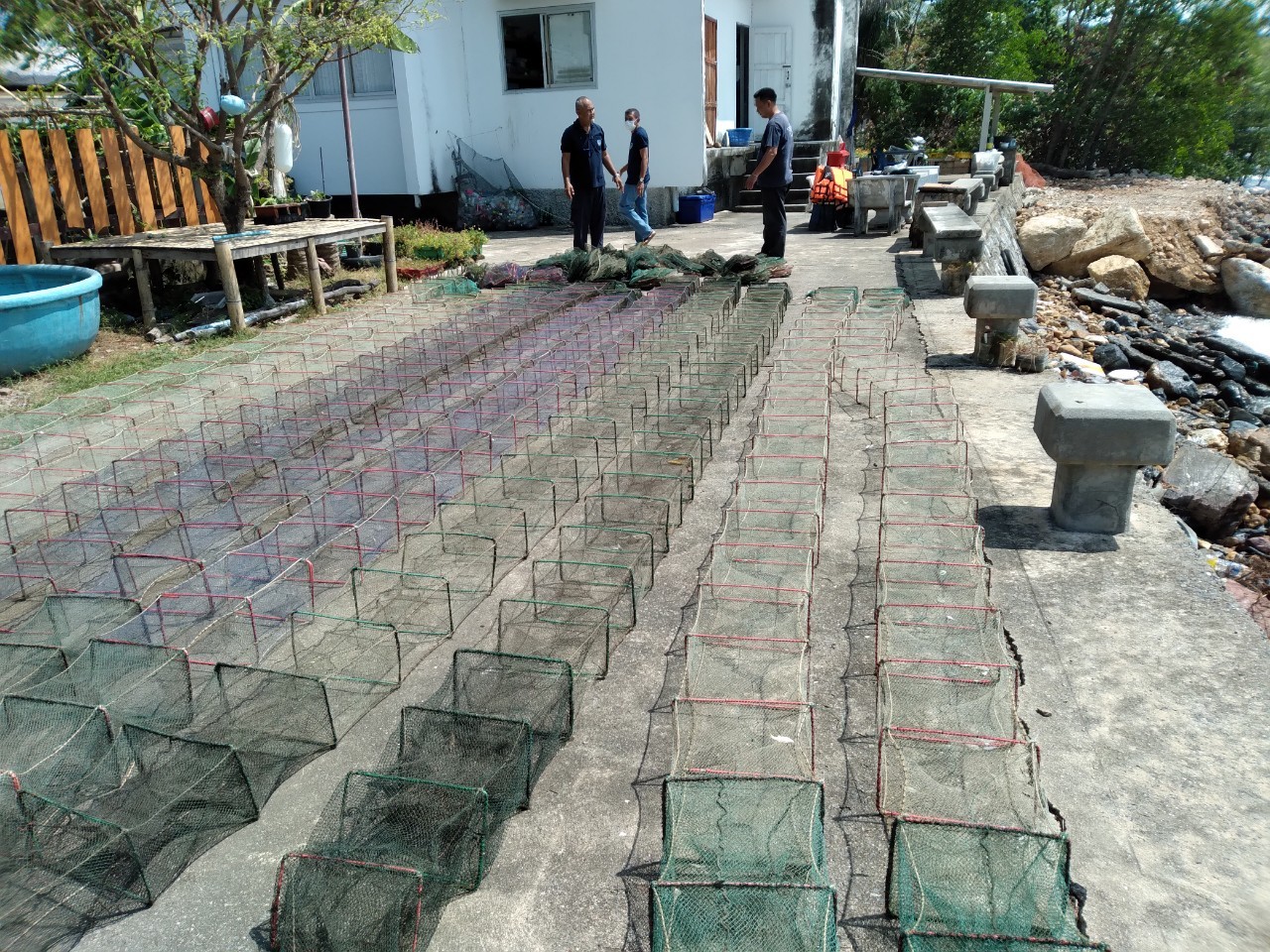 ปฏิบัติงานควบคุมการทำประมงในพื้นที่จังหวัดนครศรีธรรมราช
