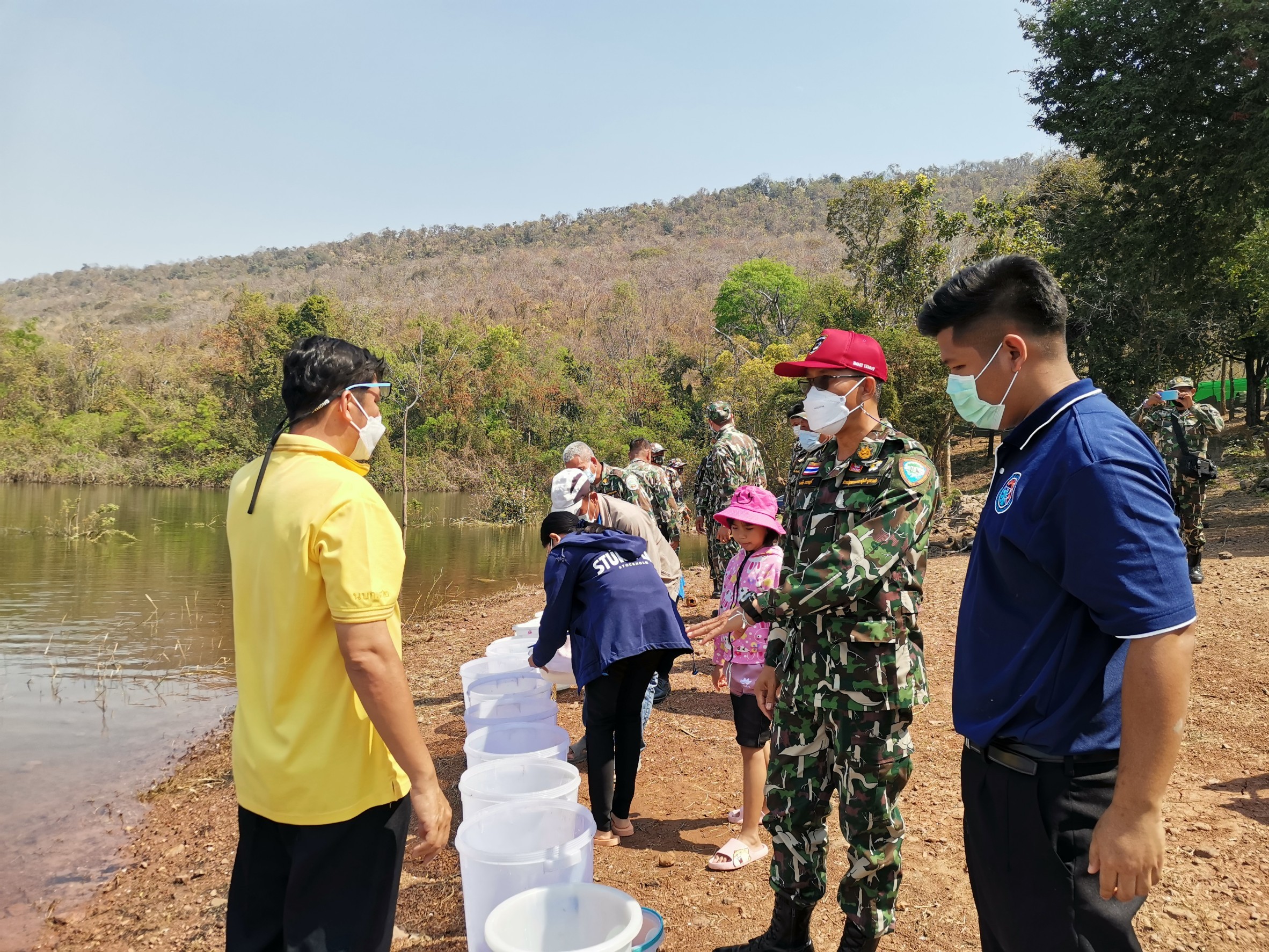 ปล่อยกุ้งก้ามกราม 2565-ที่ทำการอุทยานแห่งชาติภูเก้า-ภูพานคำ ต.บ้านค้อ อ.โนนสัง จ.หนองบัวลำภู..คลิก