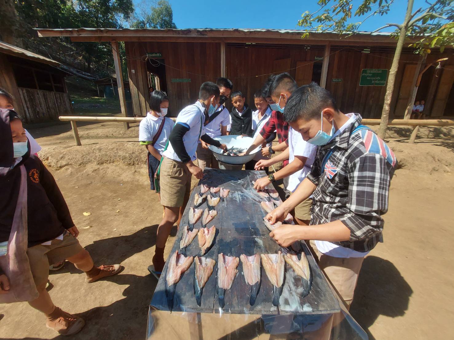 สำนักงานประมงจังหวัดแม่ฮ่องสอน อบรมให้ความรู้แก่นักเรียน ในหลักสูตรโภชนาการและการแปรรูปสัตว์น้ำ ภายใต้โครงการสนับสนุนด้านการประมงตามพระราชดำริ สมเด็จพระกนิษฐาธิราชเจ้า กรมสมเด็จพระเทพรัตนราชสุดาฯ สยามบรมราชกุมารี ประจำปี พ.ศ. 2565..คลิก