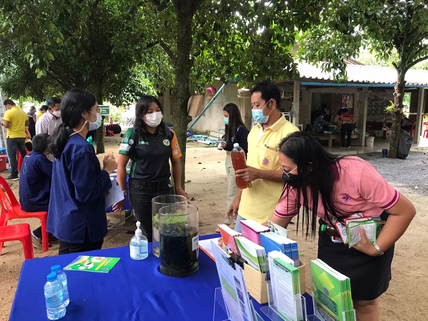 ประมงจังหวัดพัทลุง  ร่วมงานวันถ่ายทอดเทคโนโลยี เพื่อเริ่มต้นฤดูกาลผลิตใหม่ (Field day) อำเภอกงหรา