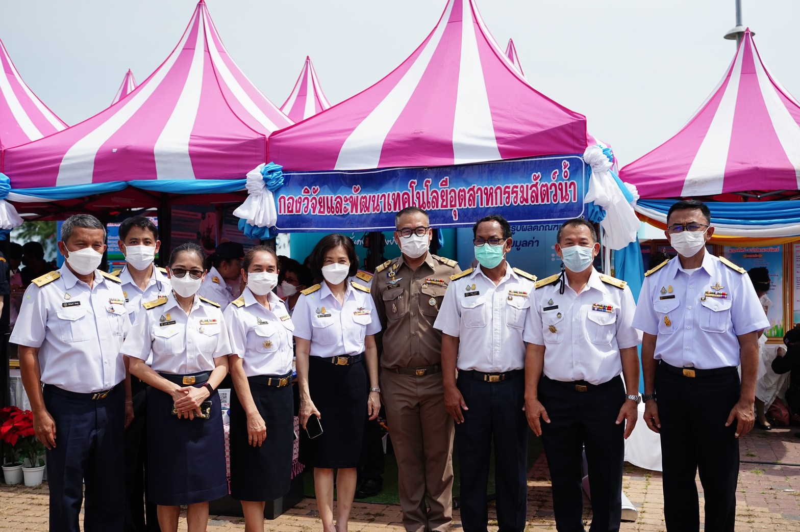 ร่วมพิธีเปิดการประกาศใช้มาตรการบริหารจัดการทรัพยากรสัตว์น้ำมีไข่ วางไข่ เลี้ยงตัวอ่อน ทะเลอ่าวไทย ประจำปี 2565