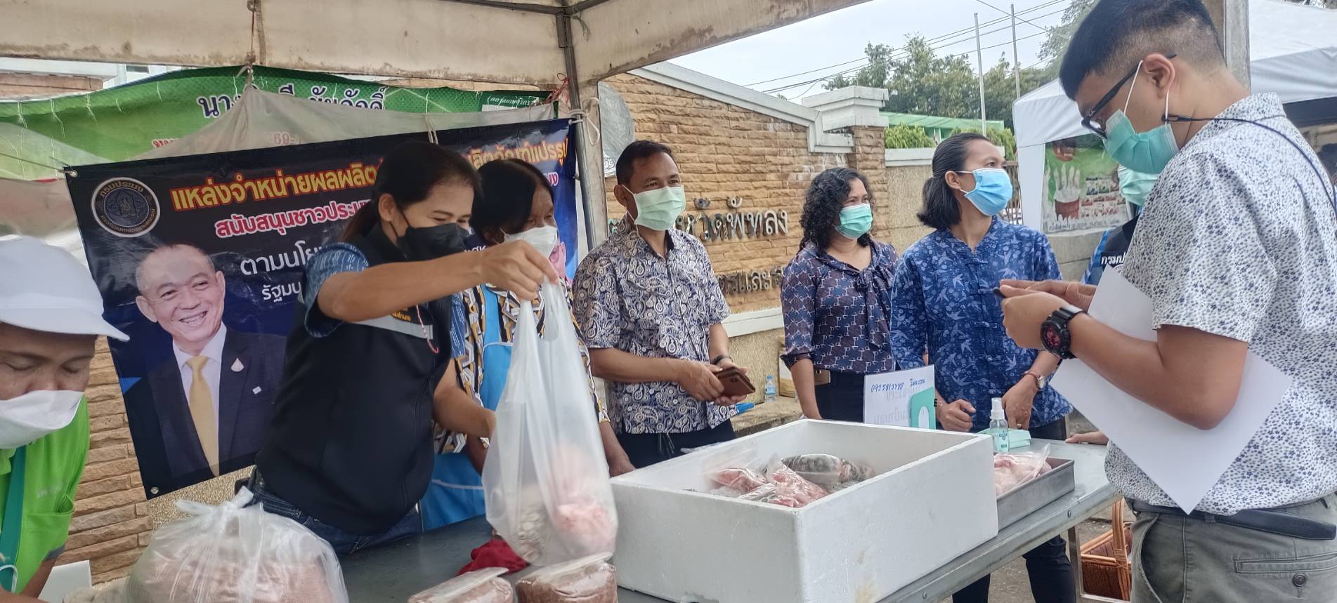 ประมงจังหวัดพัทลุง ลงตรวจเยี่ยมผู้มาจำหน่ายจระเข้เพื่อช่วยเหลือผู้เพาะเลี้ยงจระเข้ในจังหวัดพัทลุง