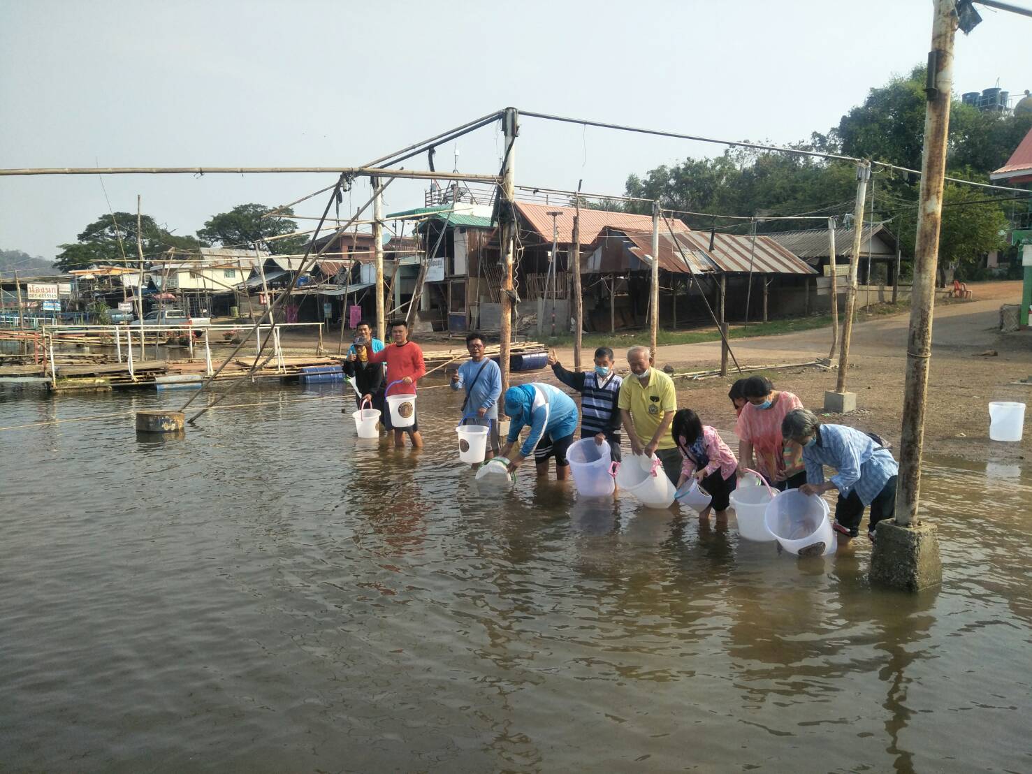 ปล่อยกุ้งก้ามกราม หาดบางแสน2 ต.เขื่อนอุบลรัตน์ อ.อุบลรัตน์ จ.ขอนแก่น..คลิก