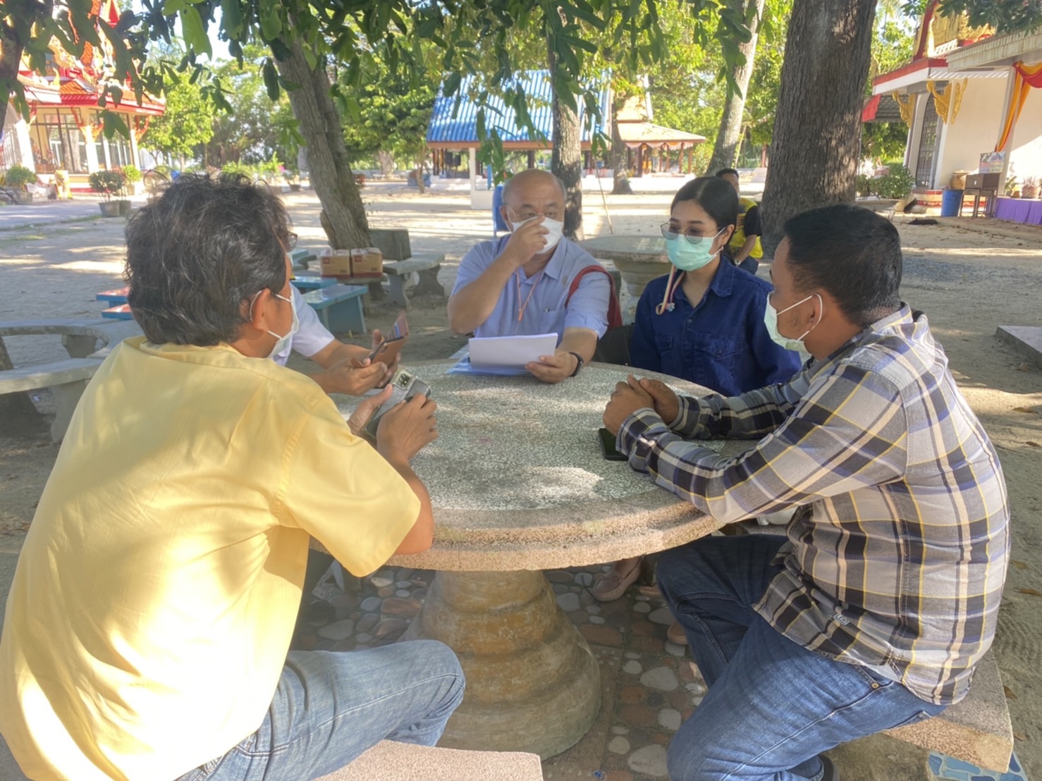 ประมงจังหวัดพัทลุง ลงพื้นที่ติดตามประเมินผลการจับกุ้งก้ามกรามและพื้นที่แหล่งปลาหน้าวัด อำเภอเขาชัยสน จังหวัดพัทลุง