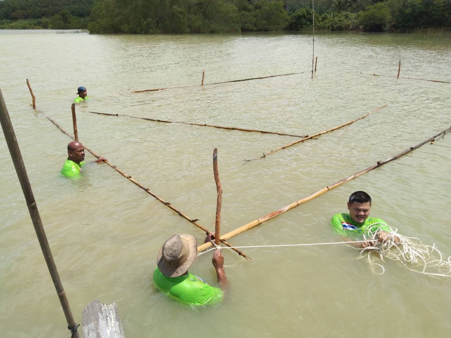ประมงอำเภอปากพะยูน ลงพื้นที่ติดตามและการดำเนินงานโครงการฟื้นฟูและบริหารจัดการทรัพยากรสัตว์น้ำในทะเลสาบสงขลา..คลิก