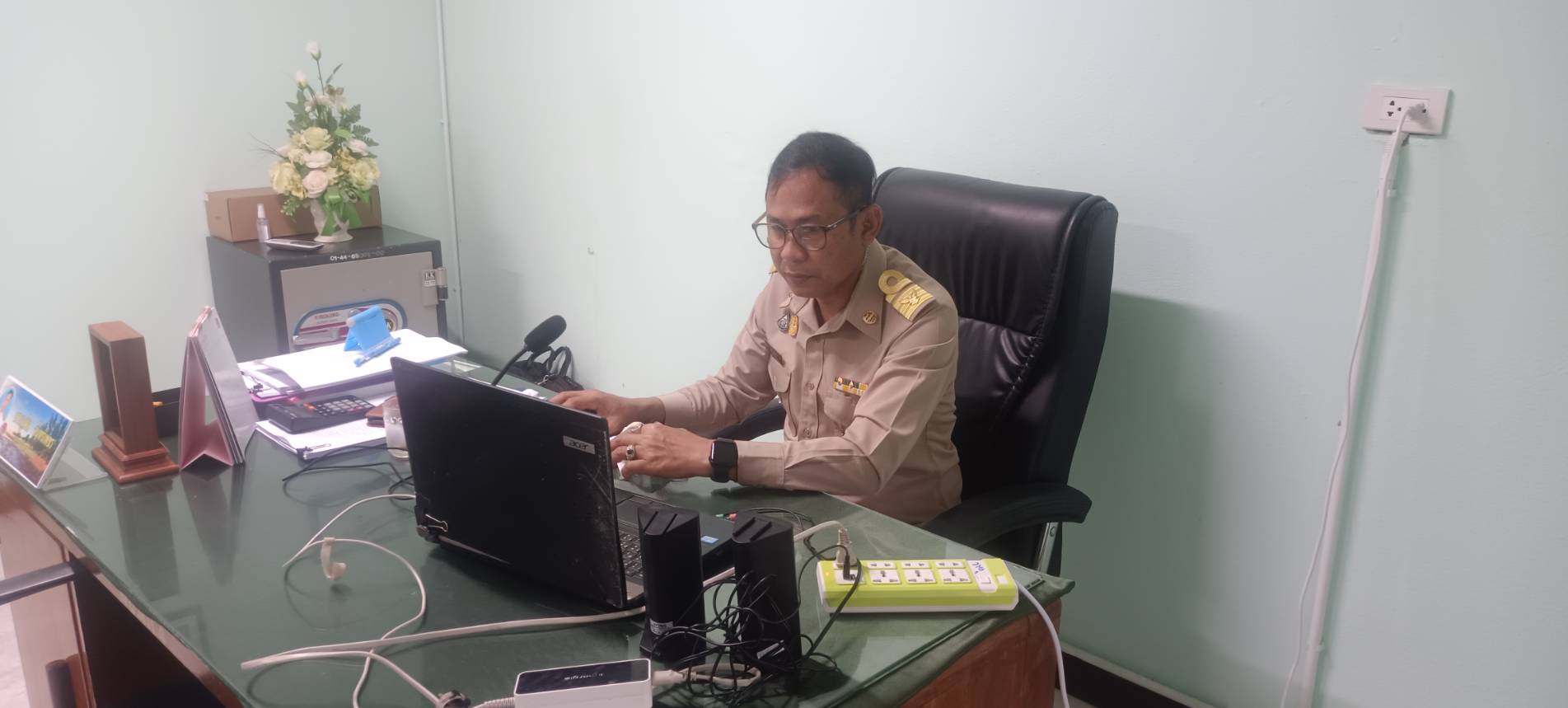 ประมงจังหวัดพัทลุง ร่วมประชุมหัวหน้าส่วนราชการจังหวัดพัทลุง ครั้งที่ 2/2565 ประจำเดือนกุมภาพันธ์ 2565