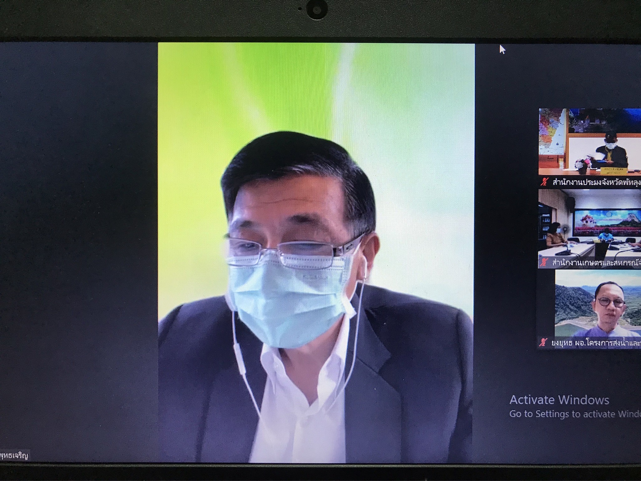 ประมงจังหวัดพัทลุง ร่วมประชุมการตรวจราชการและการขับเคลื่อนแบบบูรณาการในระดับพื้นที่ของผู้ตรวจราชการกระทรวงกระเกษตรและสหกรณ์ ประจำปีงบประมาณ 2565