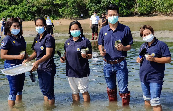 ศูนย์ศึกษาการพัฒนาอ่าวคุ้งกระเบนฯ ร่วมกิจกรรมโครงการ “สิงห์อาสา”..คลิก