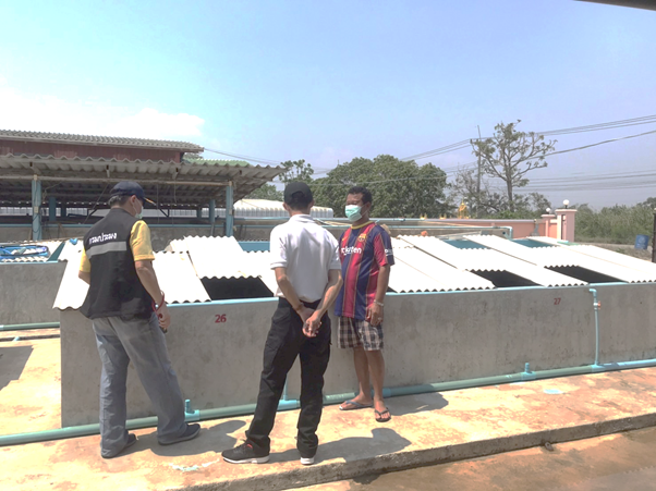 เข้าตรวจรับรองมาตรฐานฟาร์มพ่อแม่พันธุ์กุ้งก้ามกรามตามหลักพันธุศาสตร์ ในพื้นที่จังหวัดนครปฐม