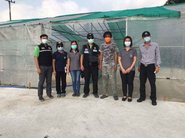 เข้าตรวจรับรองมาตรฐานฟาร์มพ่อแม่พันธุ์กุ้งก้ามกรามตามหลักพันธุศาสตร์ ในพื้นที่จังหวัดฉะเชิงเทรา