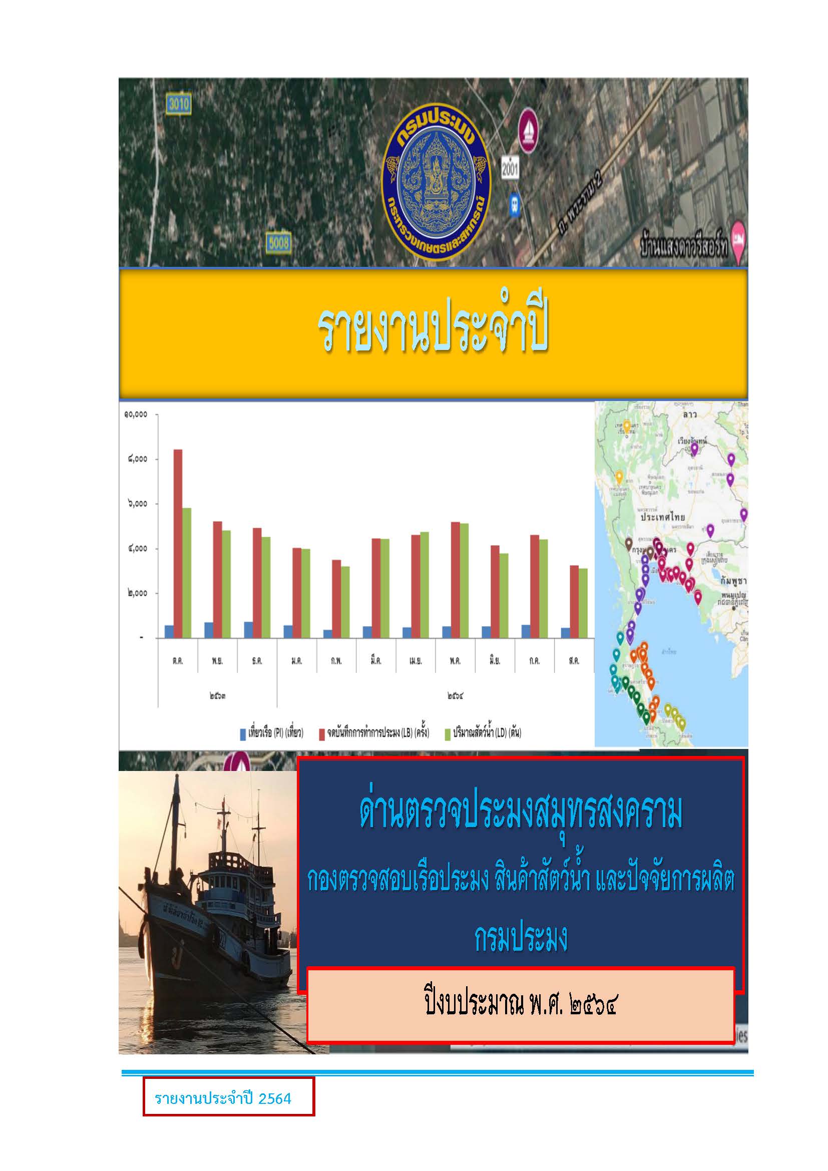 รายงานประจำปีงบประมาณ พ.ศ. 2564