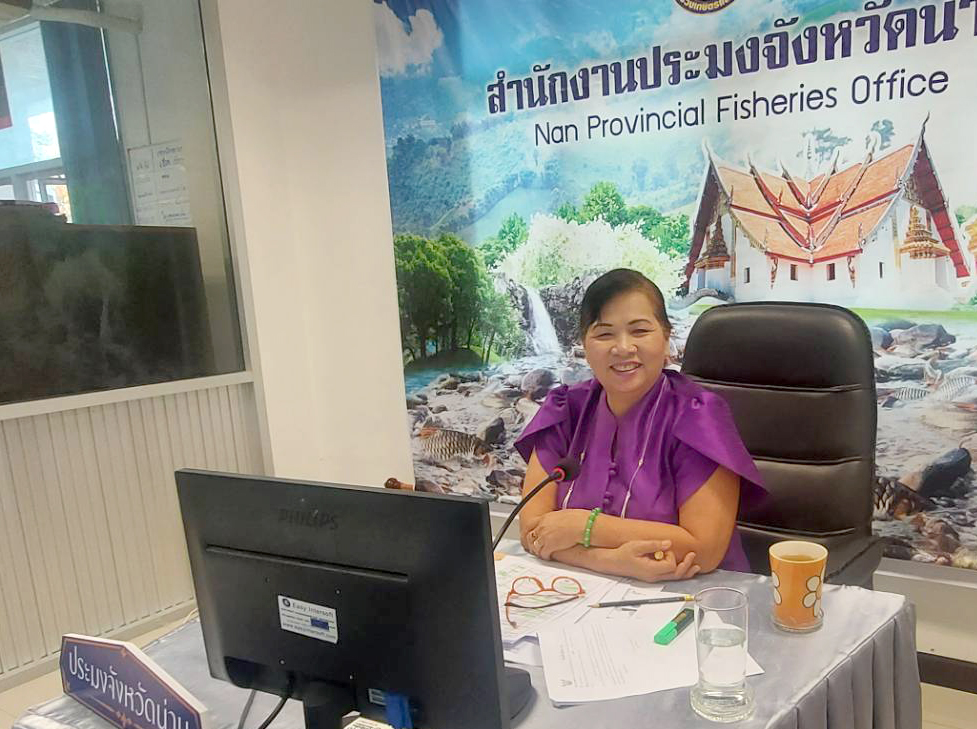 ประมงจังหวัดน่าน ประชุมประจำเดือนข้าราชการ  พนักงานราชการ และลูกจ้างหน่วยงานในสังกัดกรมประมงครั้งที่  5/2565 ประจำเดือนกุมภาพันธ์ 2565..คลิก