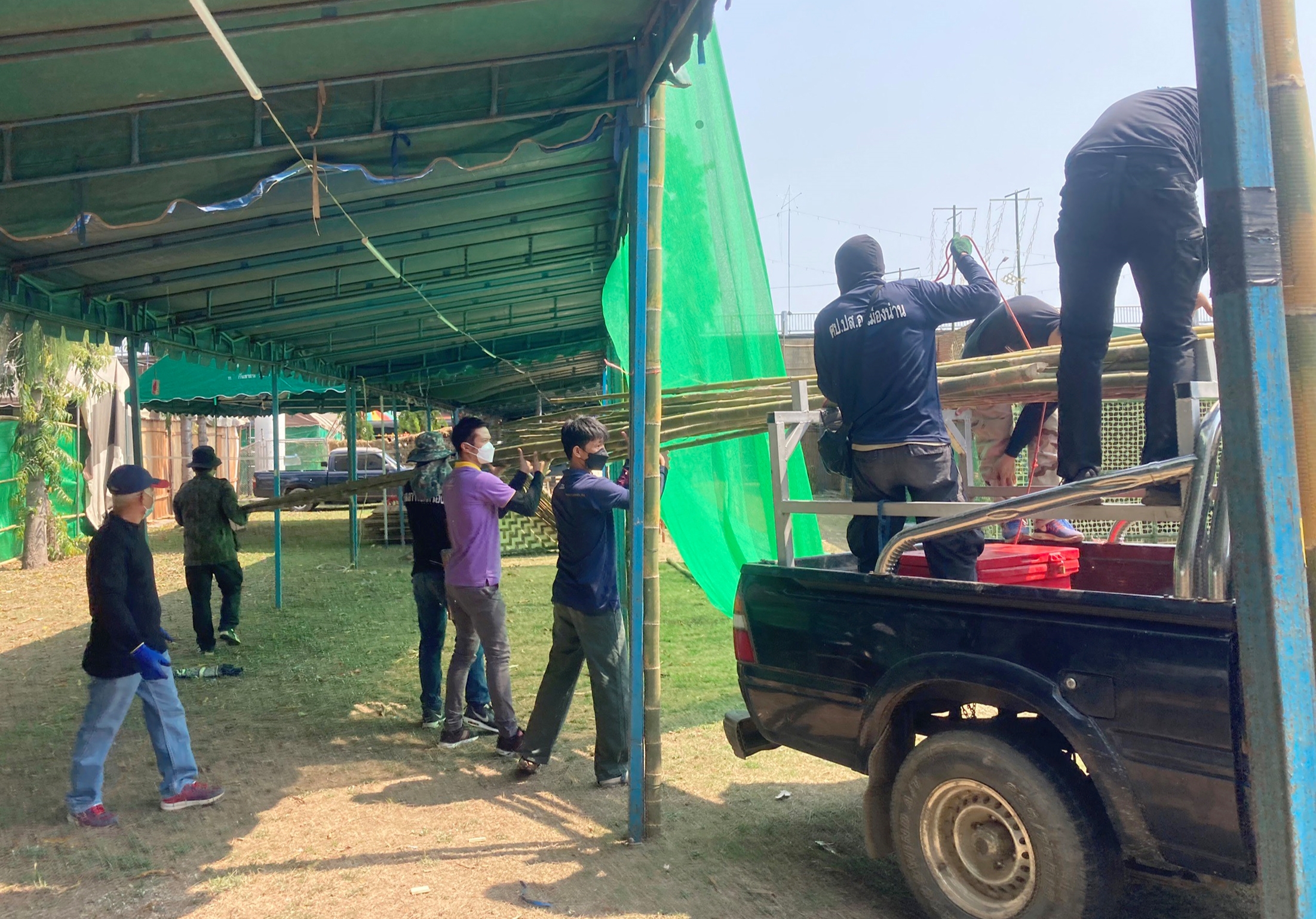ประมงจังหวัดน่าน มอบหมายให้จัดสถานที่เพื่อเตรียมความพร้อมในการออกบูธนิทรรศการของกระทรวงเกษตรและสหกรณ์..คลิก