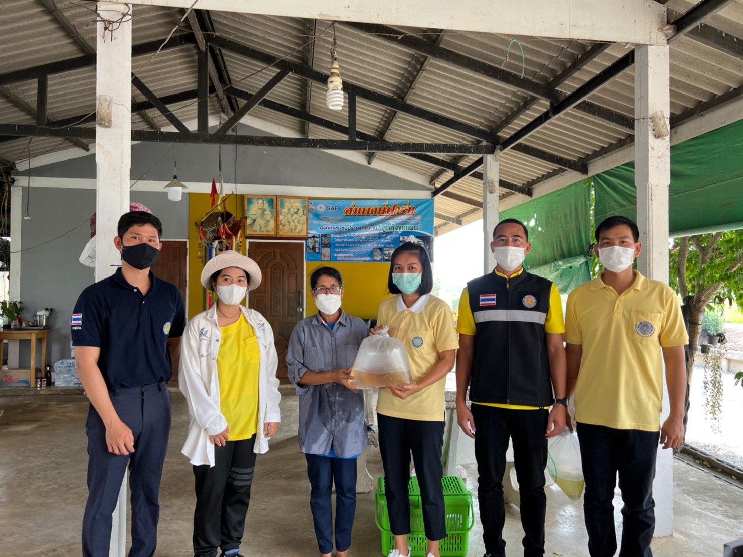 โครงการตรวจวินิจฉัยโรคสัตว์น้ำ ฟาร์มเกษตรกรในจังหวัดสุพรรณ จำนวน 5 ฟาร์ม