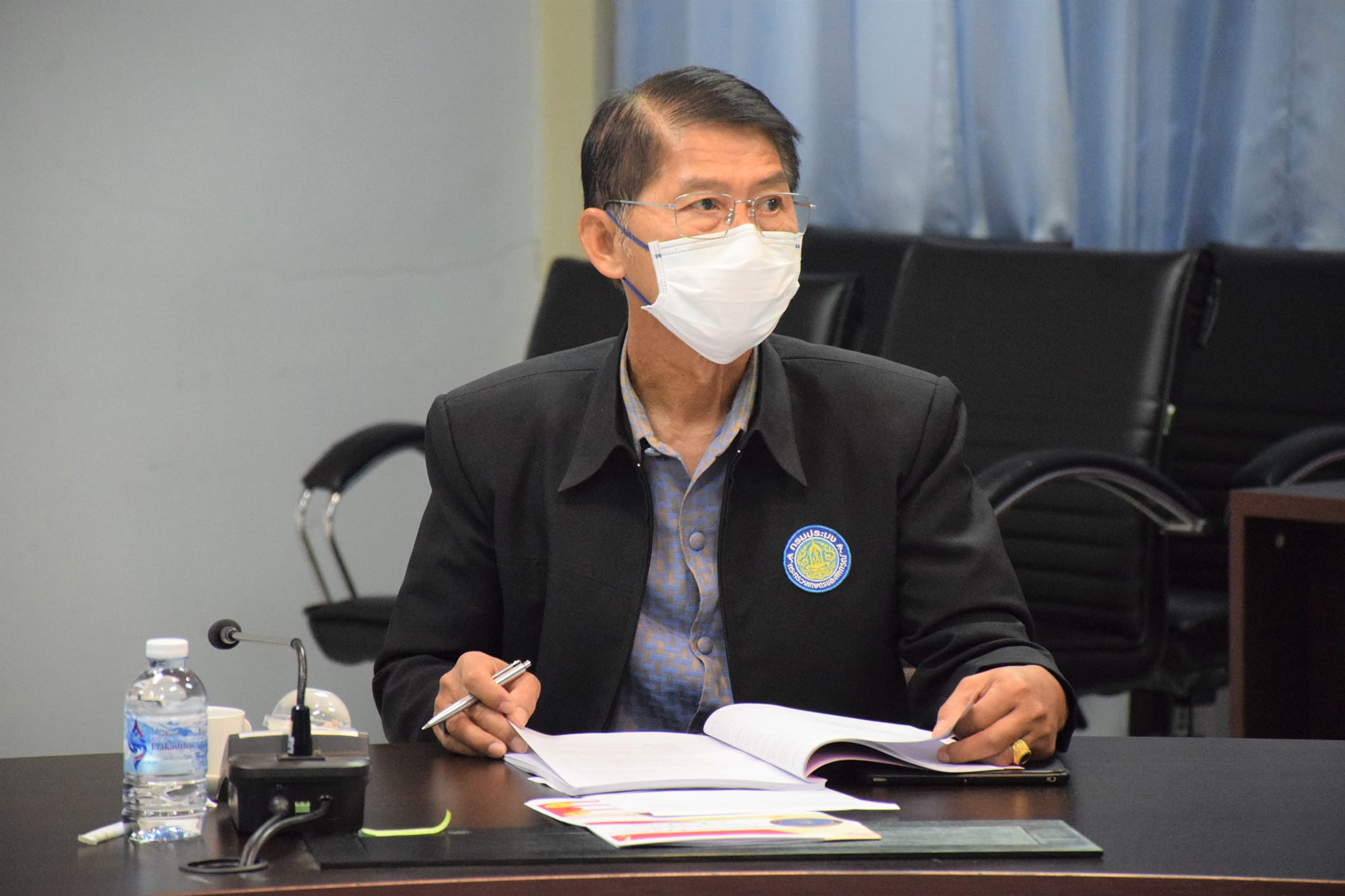 นายเฉลิมชัย สุวรรณรักษ์ อธิบดีกรมประมง เป็นประธานการประชุมคณะกรรมการเพื่อดำเนินมาตรการควบคุมสารตกค้างในสัตว์น้ำจากการเพาะเลี้ยงครั้งที่ 2/2565..คลิก