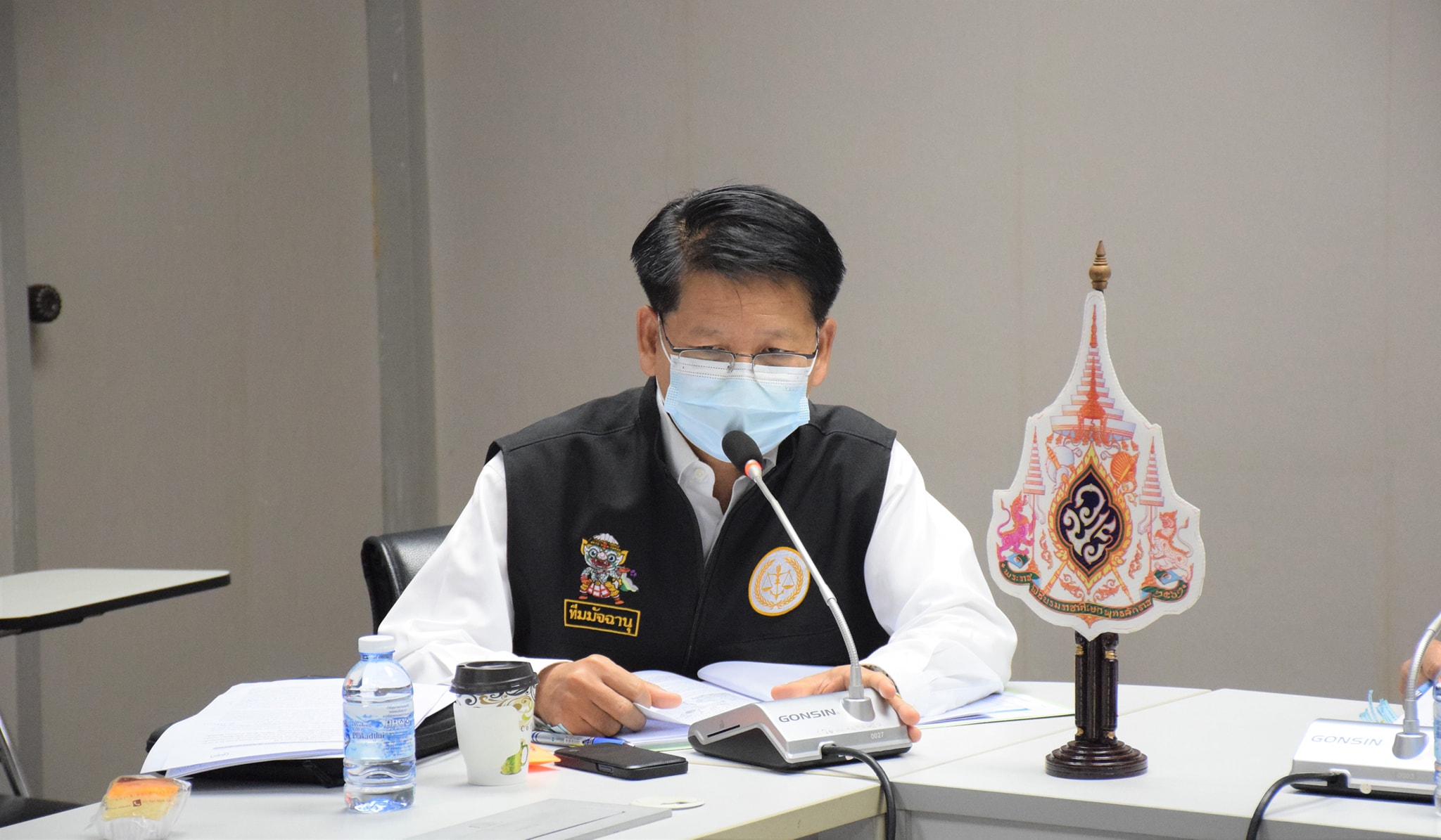 นายบัญชา สุขแก้ว รองอธิบดีกรมประมง เป็นประธานการประชุมคณะกรรมการมาตรการทางปกครอง..คลิก