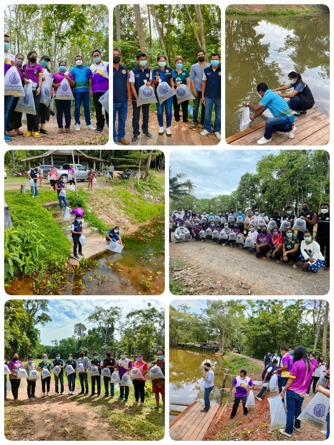 ประมงอำเภอป่าบอน ร่วมปล่อยพันธุ์ปลาน้ำจืดเพื่อรำลึกถึงพระมหากรุณาธิคุณ แห่งพระบาทสมเด็จพระจุลจอมเกล้าเจ้าอยู่หัว เนื่องในวันท้องถิ่นไทย