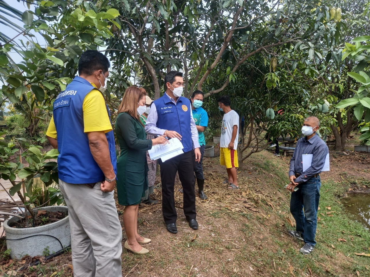 (อ.บางบัวทอง) ตรวจเยี่ยมโครงการ 1 จังหวัด 1 ศูนย์การเรียนรู้โครงการอันเนื่องมาจากพระราชดำริ ต้นแบบประจำปี พ.ศ. 2565..คลิก