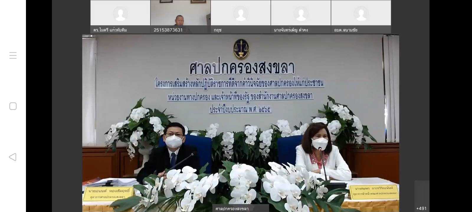 กลุ่มบริหารและยุทธศาสตร์ เข้าร่วมประชุมโครงการเสริมสร้างหลักปฏิบัติราชการที่ดีจากคำวินิจฉัยของศาลปกครองให้แก่ประชาชน หน่วยงานทางปกครอง เจ้าหน้าที่ของรัฐ ประจำปีงบประมาณ พ.ศ.2565 ครั้งที่ 1..คลิก