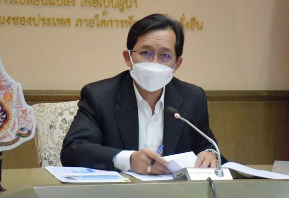 นายเฉลิมชัย สุวรรณรักษ์ อธิบดีกรมประมง เป็นประธานการประชุมพิจารณาการขอรับการจัดสรรงบกลาง ปี 2565 โครงการ Shrimp Sandbox กุ้งทะเลปลอดโรค