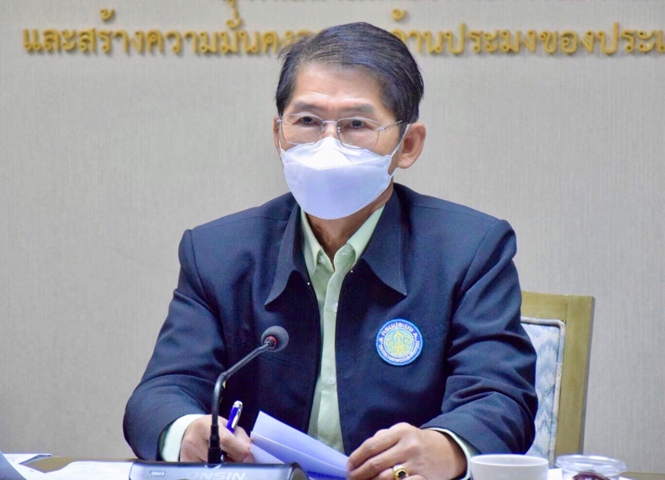 นายประพันธ์ ลีปายะคุณ รองอธิบดีกรมประมง เข้าร่วมการประชุมคณะทำงานพิจารณาศึกษาการทำเกษตรแบบแปลงใหญ่ในคณะกรรมาธิการเกษตรและสหกรณ์ วุฒิสภาผ่านระบบ Cisco Webex Meeting