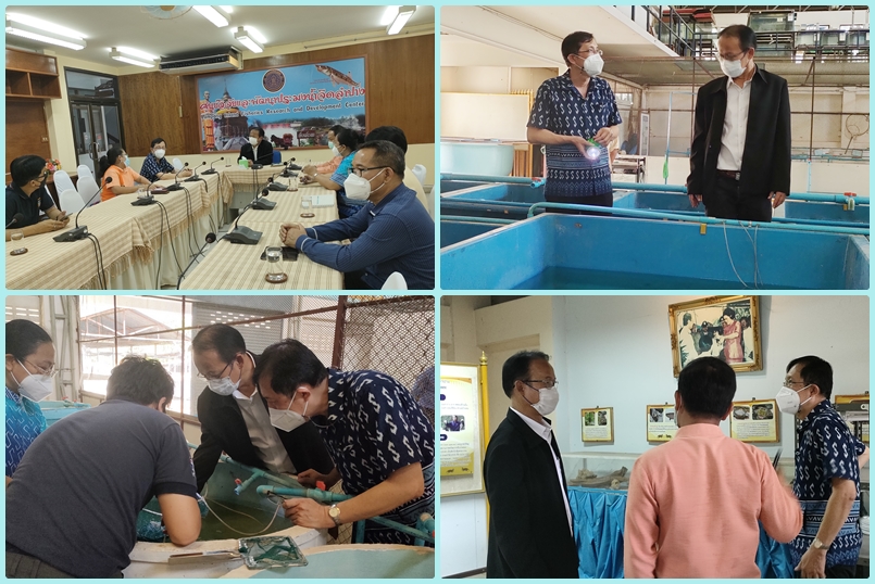 ต้อนรับนายประวิทย์  ขำร้าย  ผู้ตรวจราชการกรมประมง เขต 15..คลิก