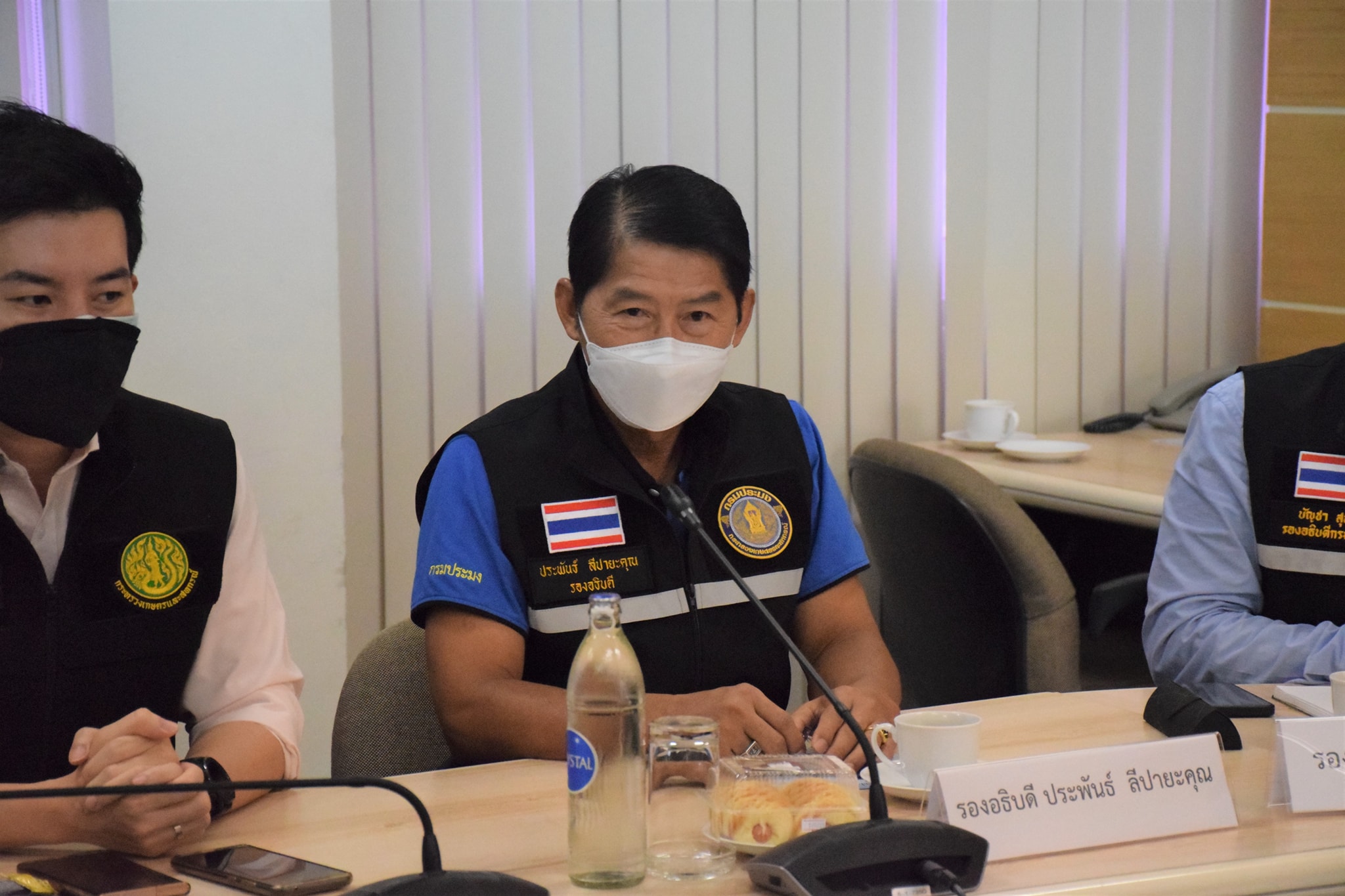 นายอลงกรณ์ พลบุตร ที่ปรึกษารัฐมนตรีว่าการกระทรวงเกษตรและสหกรณ์ ประธานคณะกรรมการฟื้นฟูและพัฒนาศักยภาพการประมงไทย พร้อมด้วยนายบัญชา สุขแก้ว รองอธิบดีกรมประมง นายประพันธ์ ลีปายะคุณ รองอธิบดีกรมประมง และคณะ ลงพื้นที่ ณ ท่าเทียบเรือศูนย์พัฒนาการประมงแห่งเอเชียตะวันออกเฉียงใต้ จังหวัดสมุทรปราการ..คลิก