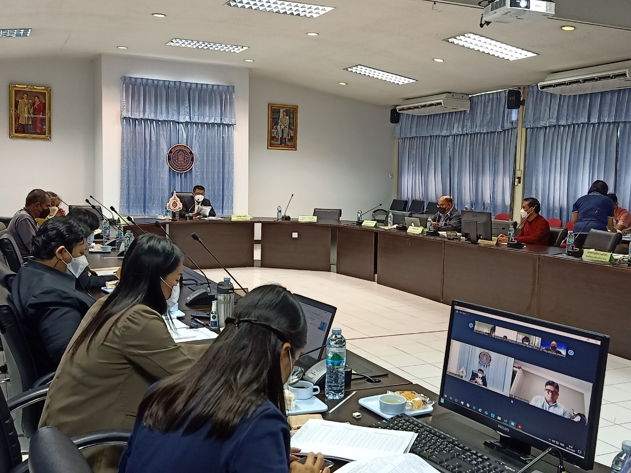 ประชุมกองวิจัยและพัฒนาประมงน้ำจืด ประจำปีงบประมาณ 2565 ครั้งที่ 3/2565 ผ่านระบบการประชุมทางไกลออนไลน์ Zoom Cloud Meetings