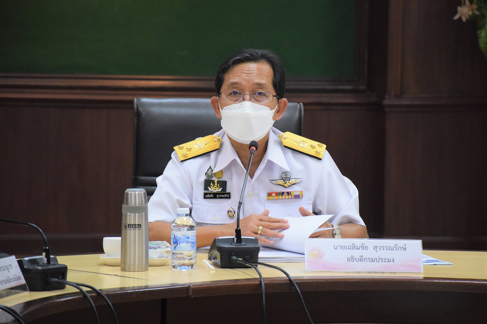นายเฉลิมชัย สุวรรณรักษ์ อธิบดีกรมประมง เป็นประธานการประชุมคณะกรรมการบริหารจัดการห่วงโซ่การผลิตกุ้งทะเลและผลิตภัณฑ์ ครั้งที่ 2/2565..คลิก
