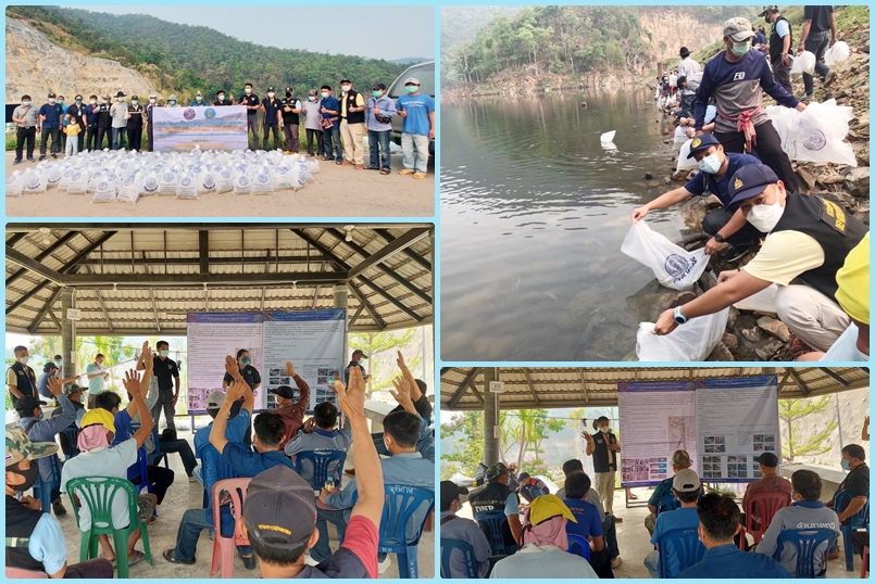 ปล่อยพันธุ์ปลาตะเพียนขาว กิจกรรมปล่อยพันธุ์สัตว์น้ำแบบมีส่วนร่วมกับชุมชน จำนวน 150,000 ตัว..คลิก