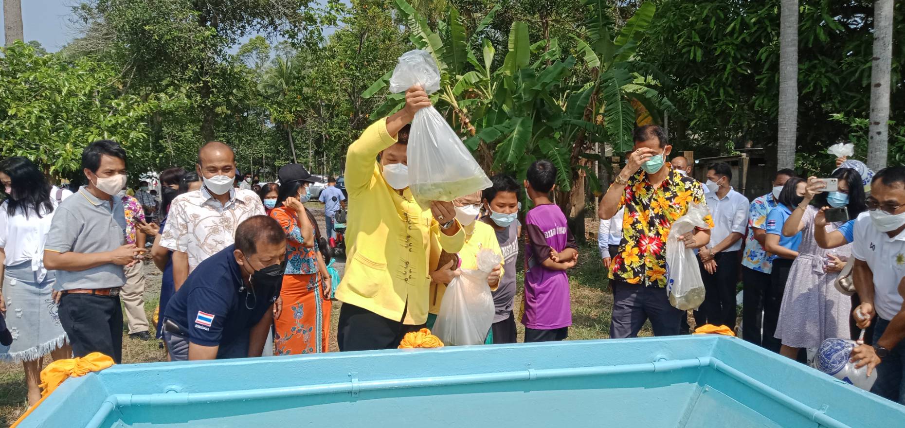 ร่วมปล่อยลูกพันธุ์สัตว์น้ำในวันสงกรานต์ 13 เมษายน 2565..คลิก