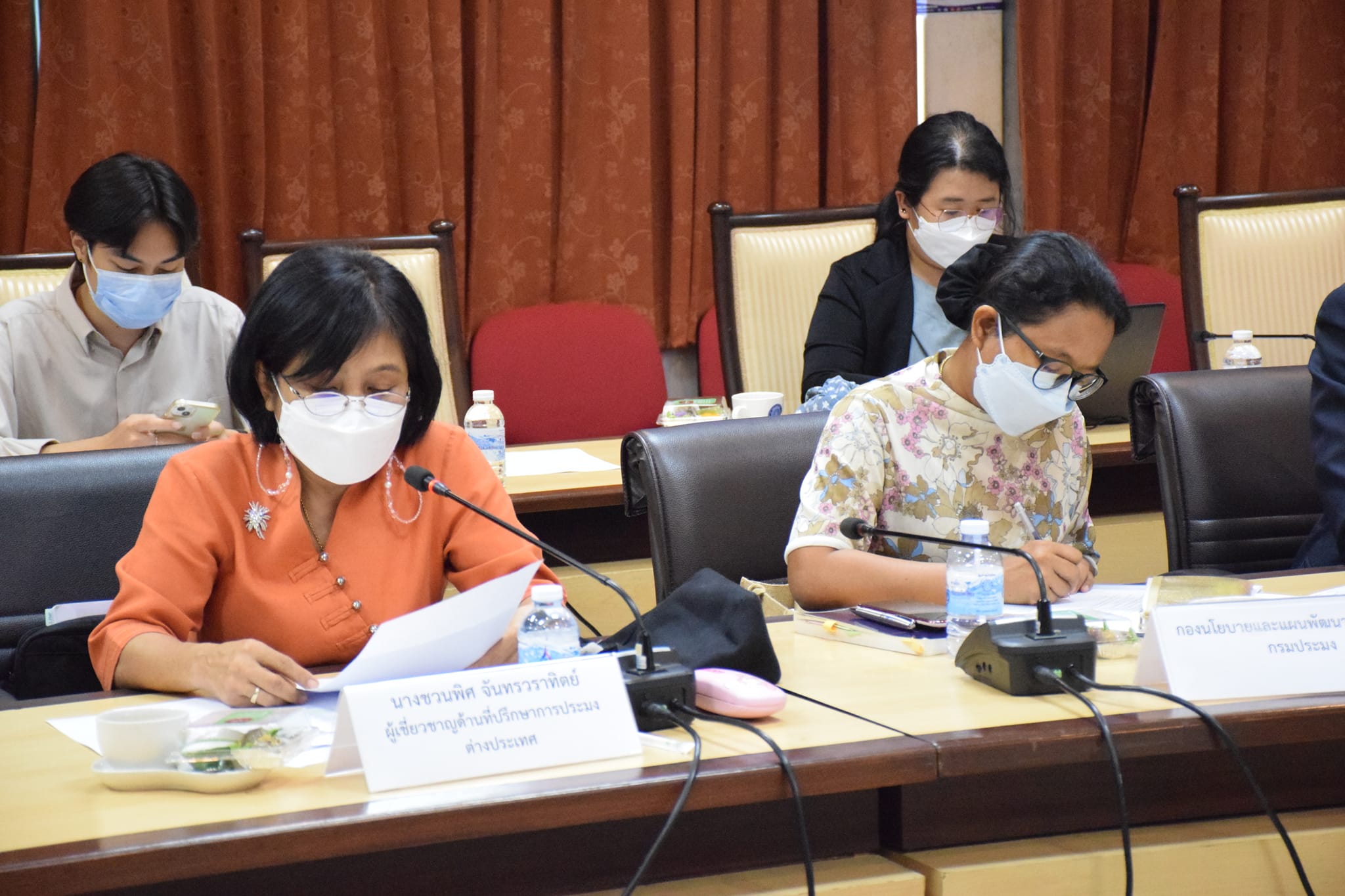 การประชุมหารือติดตามความก้าวหน้าเกี่ยวกับการดำเนินงานตามข้อสังเกตของสหภาพยุโรป ผ่านระบบการประชุมทางไกลออนไลน์ Zoom Cloud Meetings..คลิก