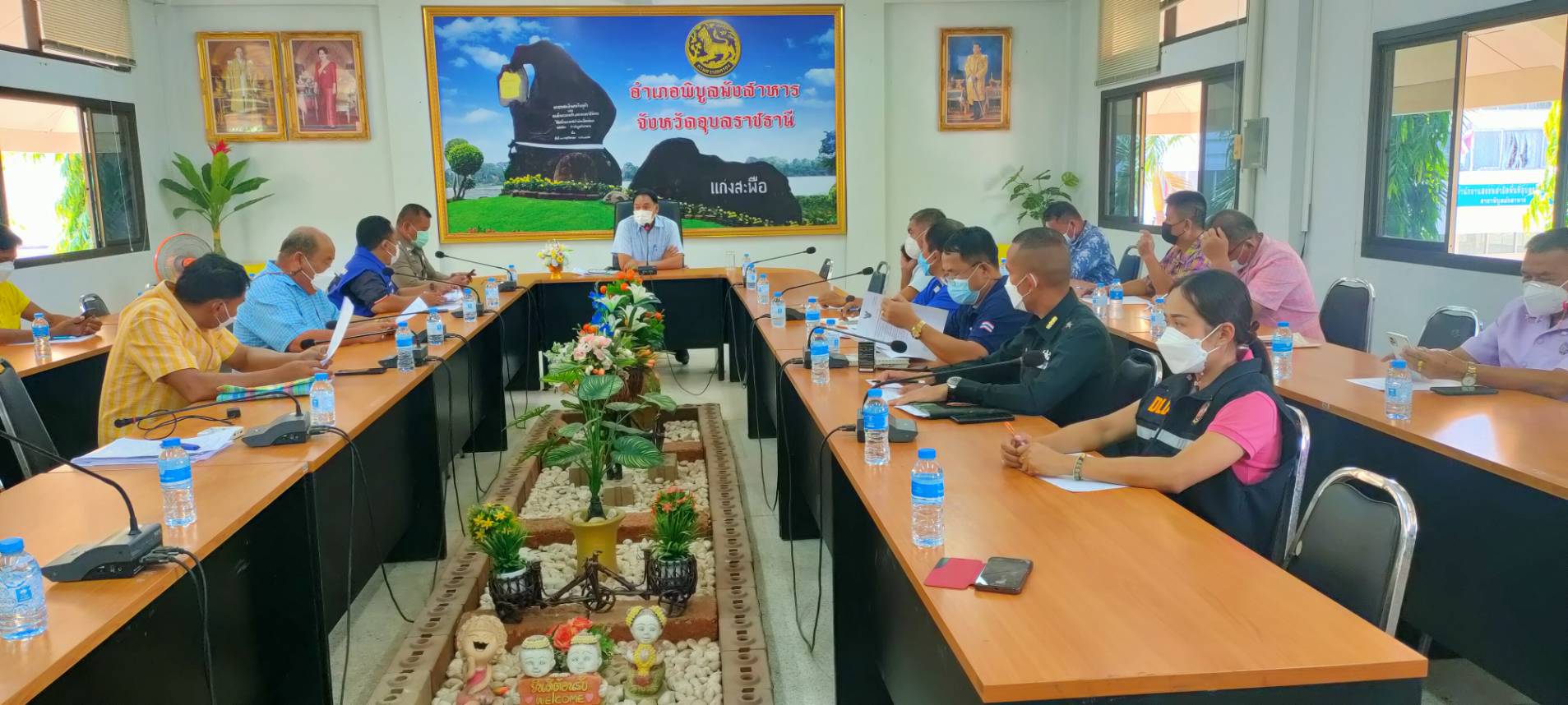 ประมงอำเภอพิบูลมังสาหาร ร่วมประชุมการจัดกิจกรรมตรวจติดตามการขับเคลื่อนโครงการสำคัญของกรมการปกครอง ประจำปีงบประมาณ 2565..คลิก