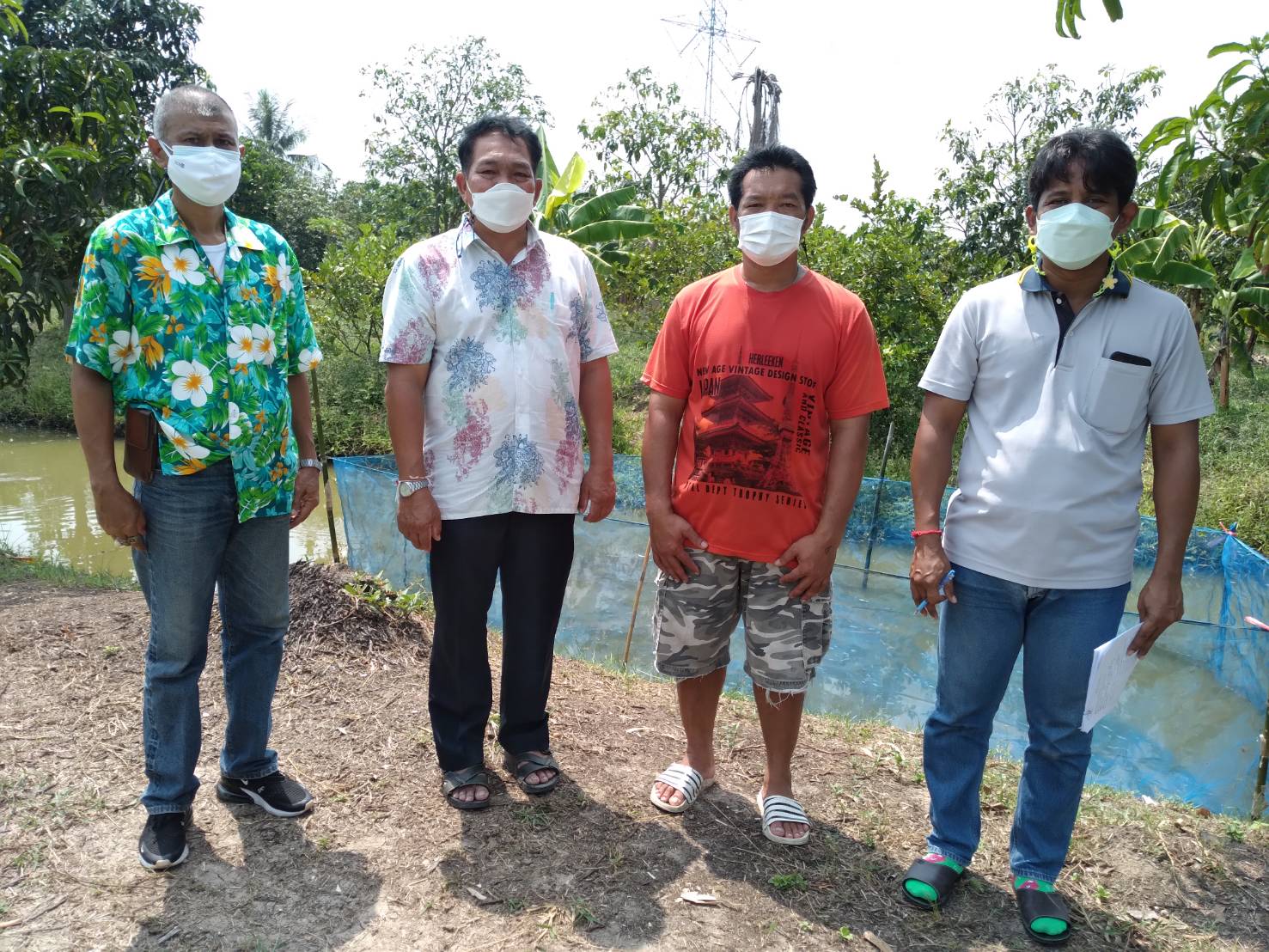(อ.บางบัวทอง) ตรวจประเมินฟาร์มตามมาตรฐานการปฏิบัติทางการเพาะเลี้ยงสัตว์น้ำที่ดี (GAP)..คลิก