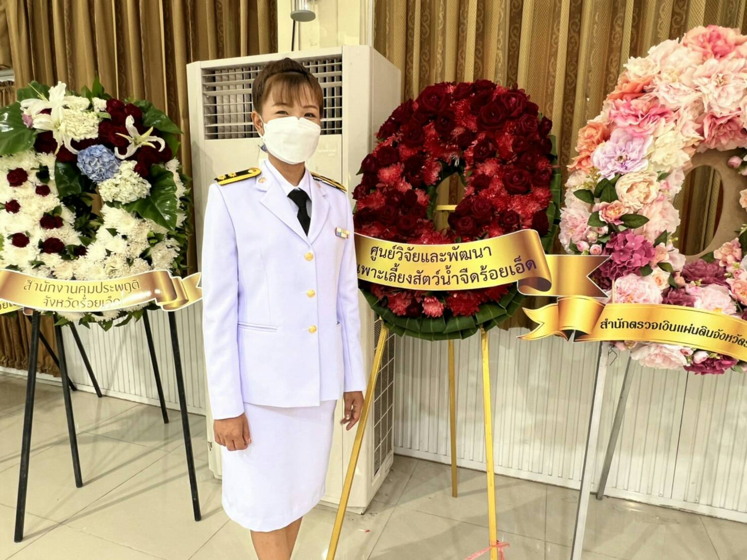 ร่วมพิธีถวายราชสักการะ วันคล้ายวันสวรรคต สมเด็จพระนเรศวรมหาราช  ณ  หอประชุมชั้น ๒ วิทยาลัยเทคนิคร้อยเอ็ด..คลิก