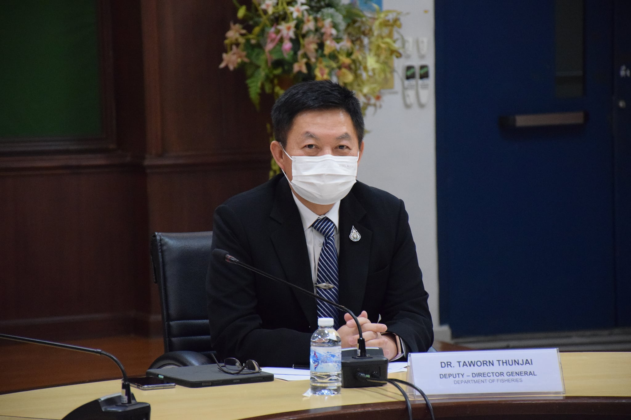 นายถาวร ทันใจ รองอธิบดีกรมประมง ให้การต้อนรับและหารือร่วมกับคณะเจ้าหน้าที่ระดับสูง เจ้าหน้าที่ภาครัฐ ภาคเอกชน ของสาธารณรัฐอุซเบกิสถาน และเจ้าหน้าที่ของสาธารณรัฐคาซัคสถาน..คลิก