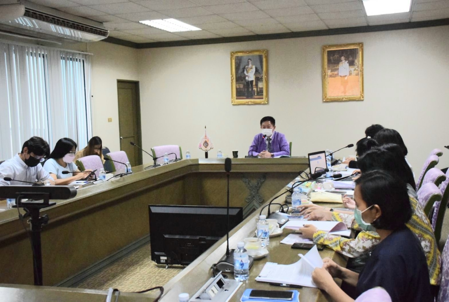 นายถาวร ทันใจ รองอธิบดีกรมประมง เป็นประธานการประชุม เรื่อง การดำเนินโครงการประเมินคุณธรรมและความโปร่งใสในการดำเนินงานของหน่วยงานภาครัฐ (Integrity and Transparency Assessment : ITA) ครั้งที่ 3/2565