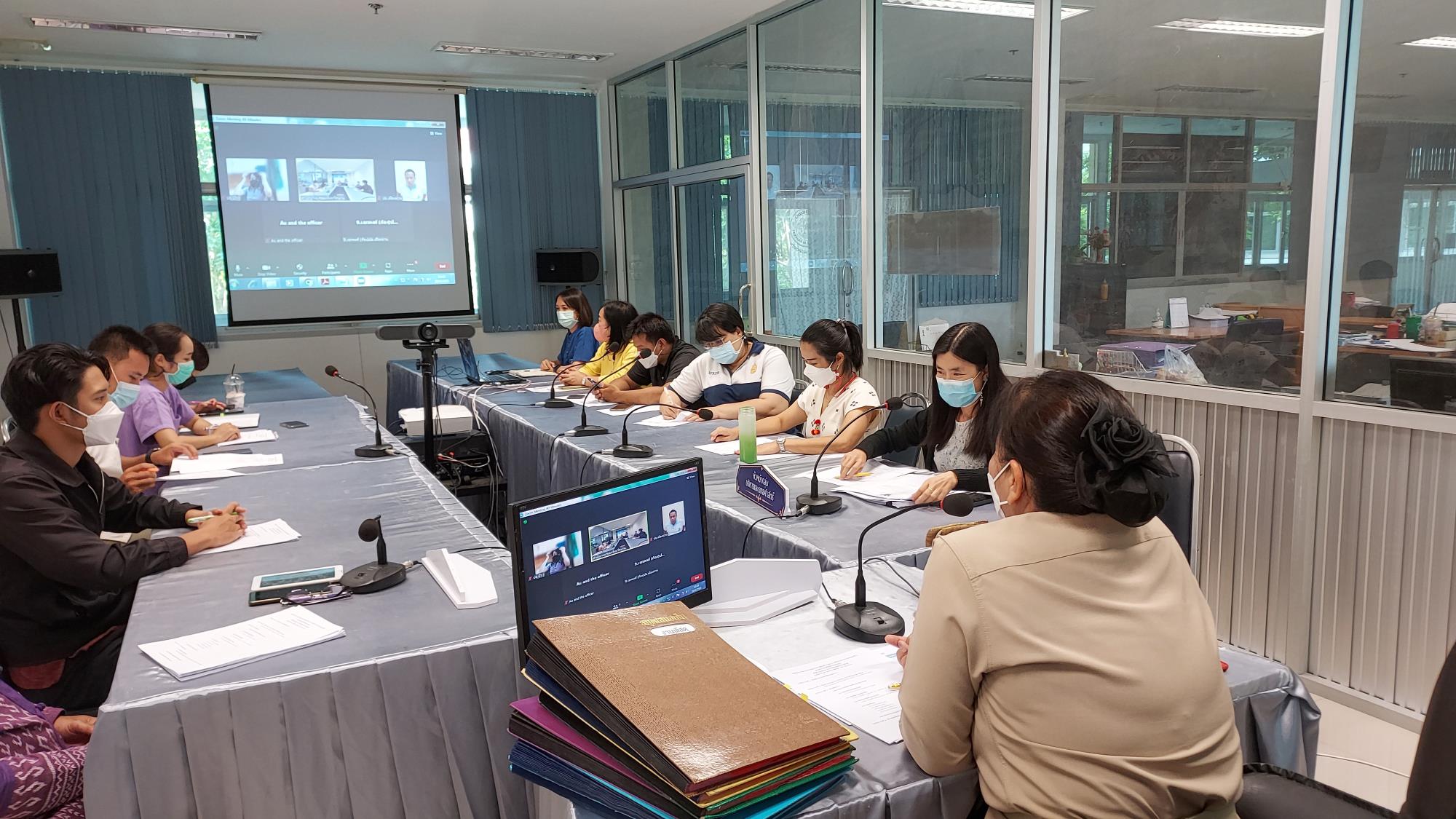 ประชุมประจำเดือนข้าราชการ พนักงานราชการ และลูกจ้างหน่วยงานในสังกัดกรมประมงครั้งที่  7/2565 ประจำเดือนเมษายน 2565..คลิก