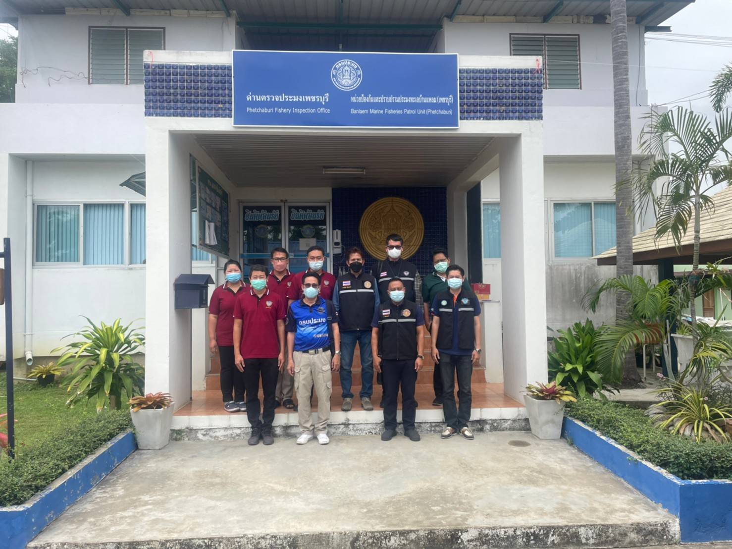 ร่วมการลงพื้นที่ด่านตรวจประมงเพชรบุรี
