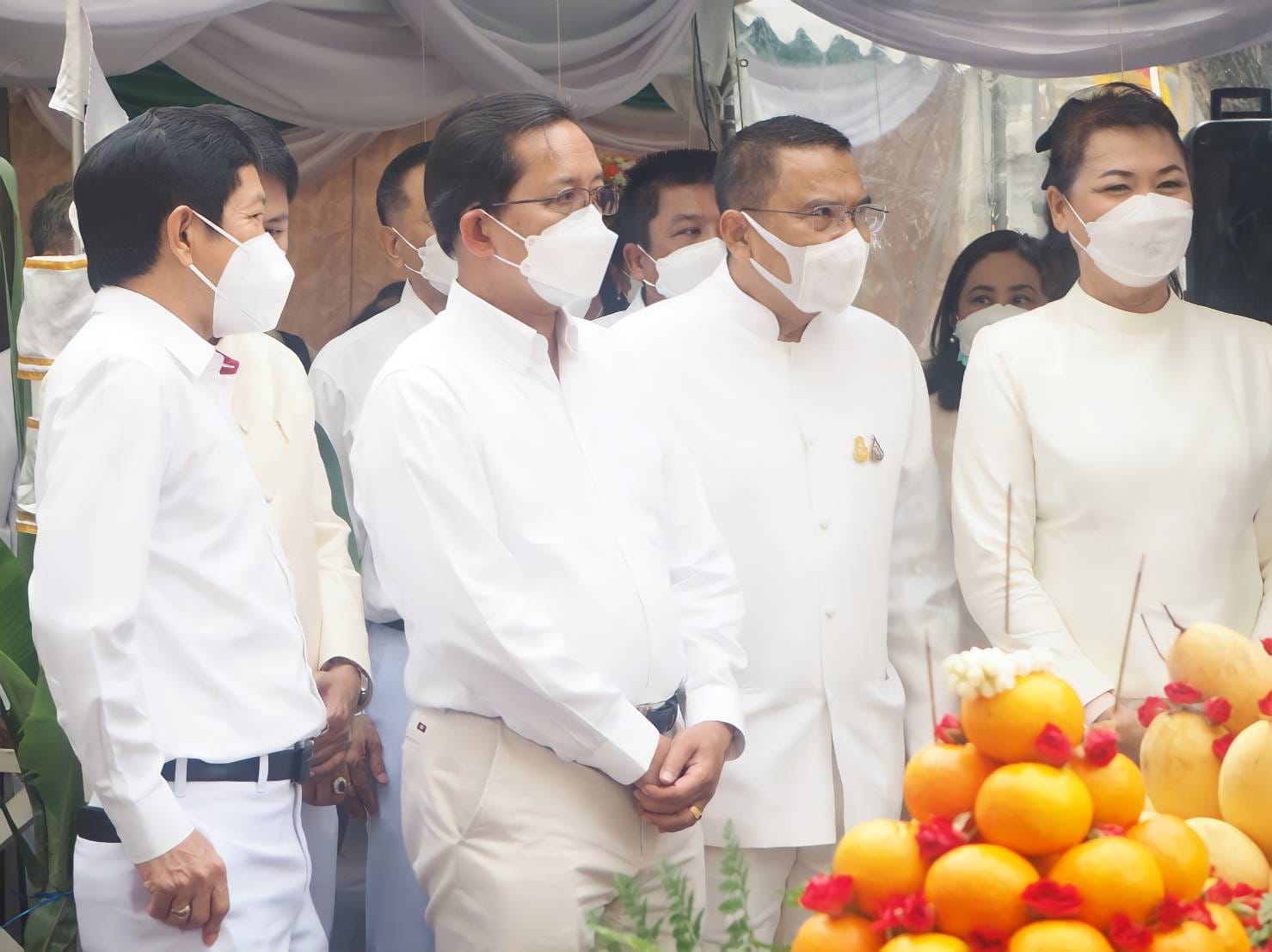 นายเฉลิมชัย สุวรรณรักษ์ อธิบดีกรมประมง พร้อมด้วย ผู้บริหารระดับสูงของกระทรวงเกษตรและสหกรณ์ ร่วมพิธีบวงสรวงบูรพกษัตริย์ องค์พระพิรุณทรงนาค และศาลพระพระภูมิเจ้าที่ ประจำกระทรวงเกษตรและสหกรณ์..คลิก